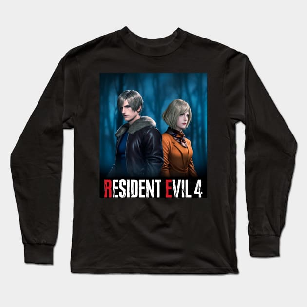 Leon and Ashley 2 Long Sleeve T-Shirt by wenderinf